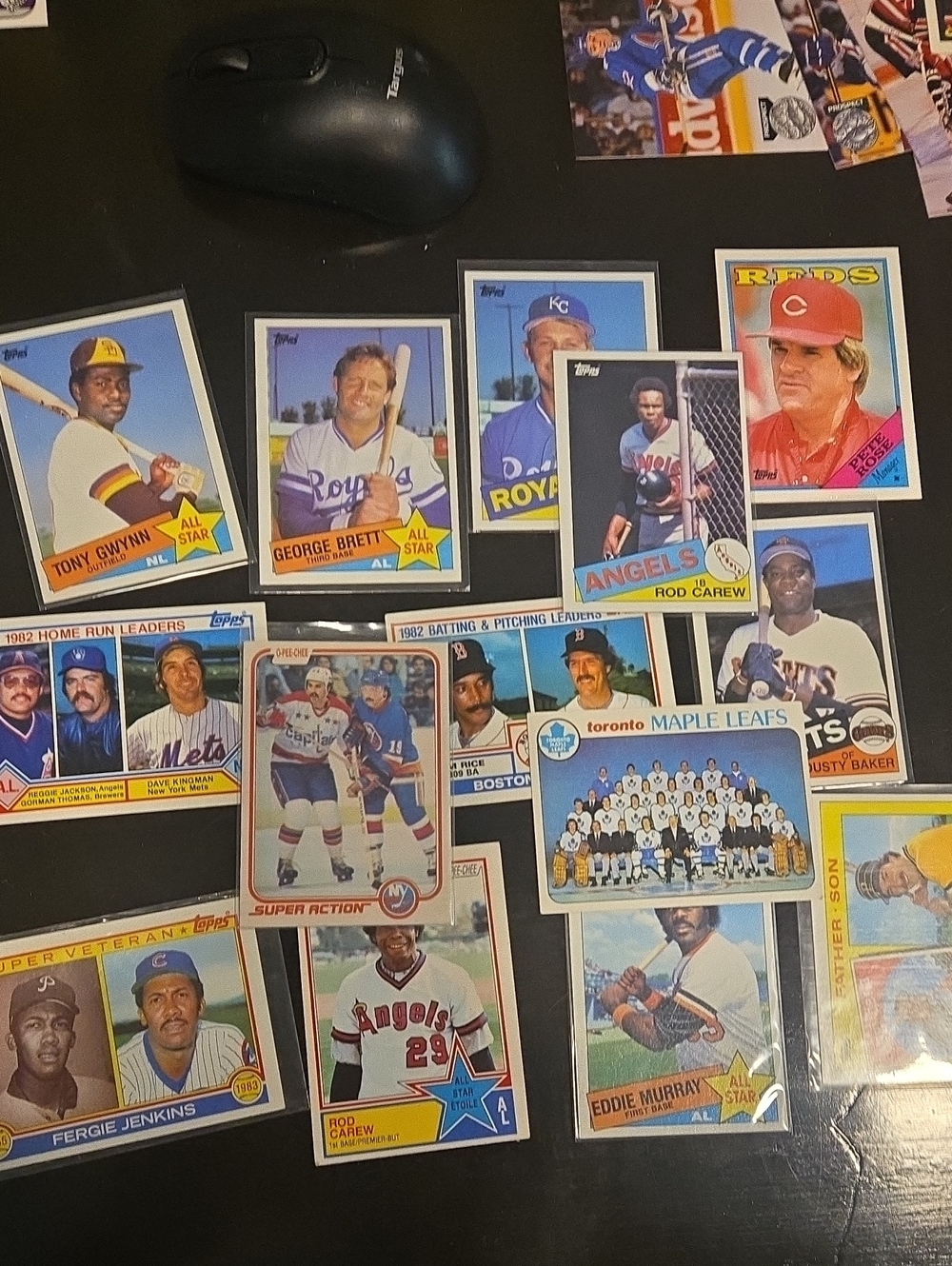 Vintage Sports Trading Cards Collection – Multi-Color